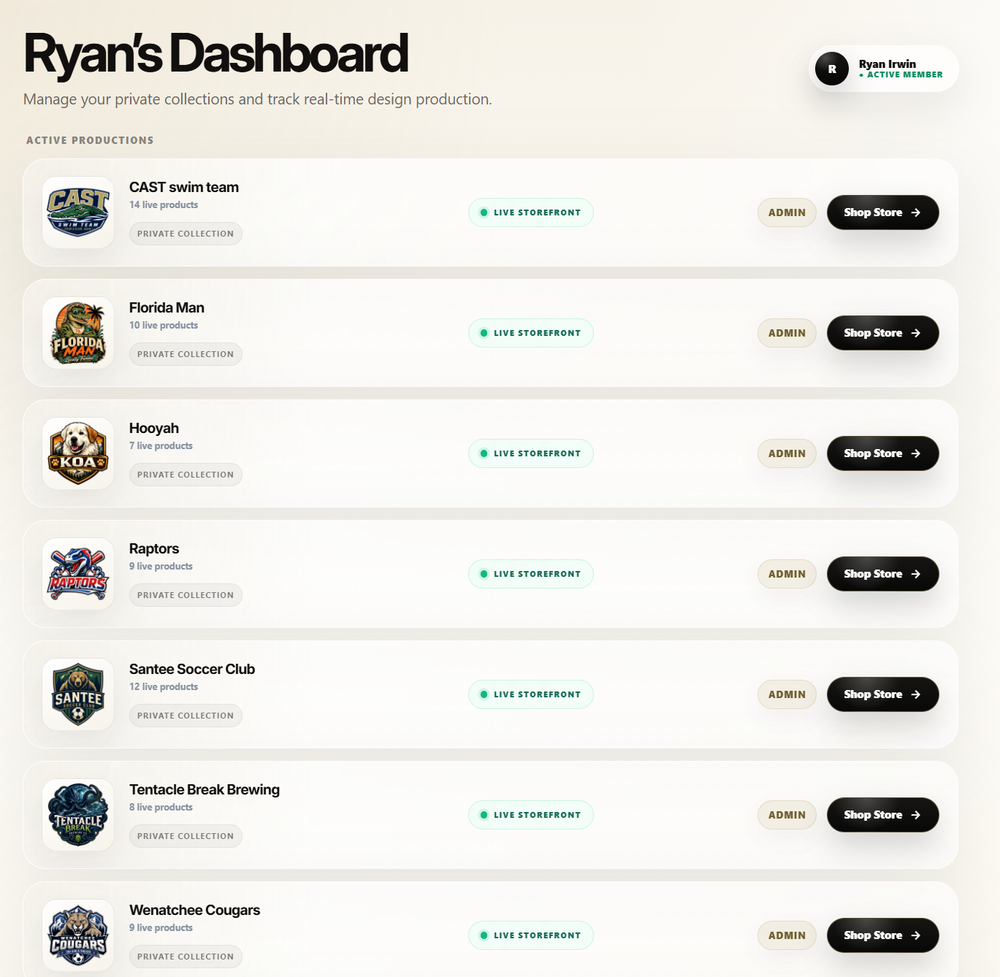 Dashboard preview