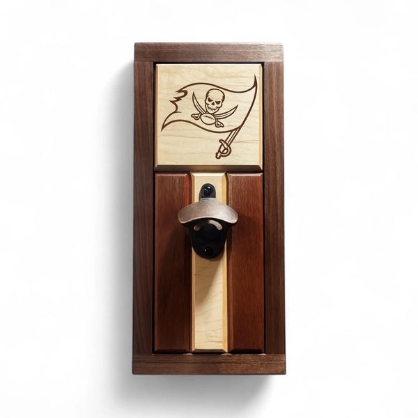NFL Hard Wood Bottle Opener
