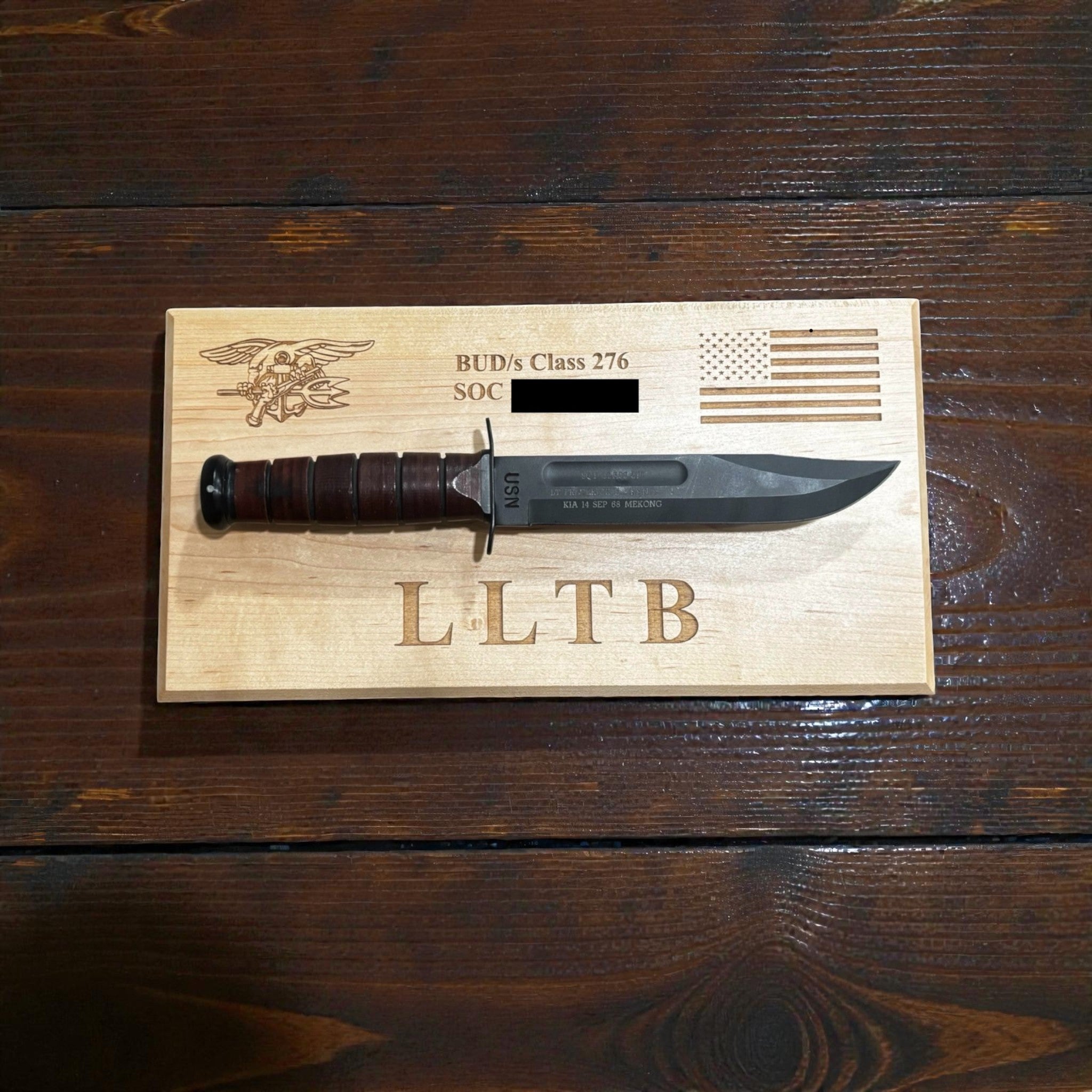 SQT Graduation Floating Knife Display