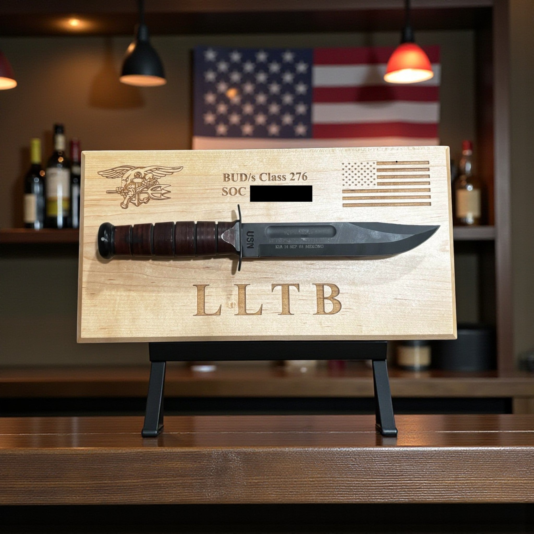 SQT Graduation Floating Knife Display