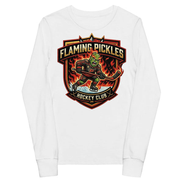 Bella + Canvas Youth Long Sleeve Tee — Front & Back