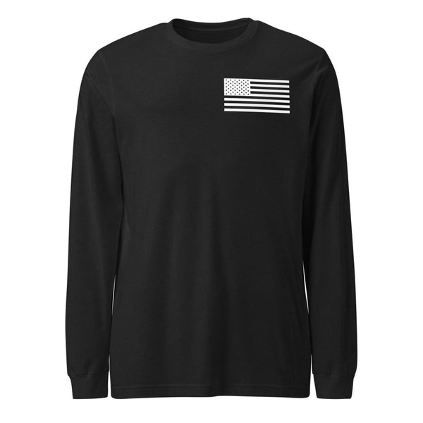 Bella + Canvas Adult Long Sleeve Tee — Front & Back