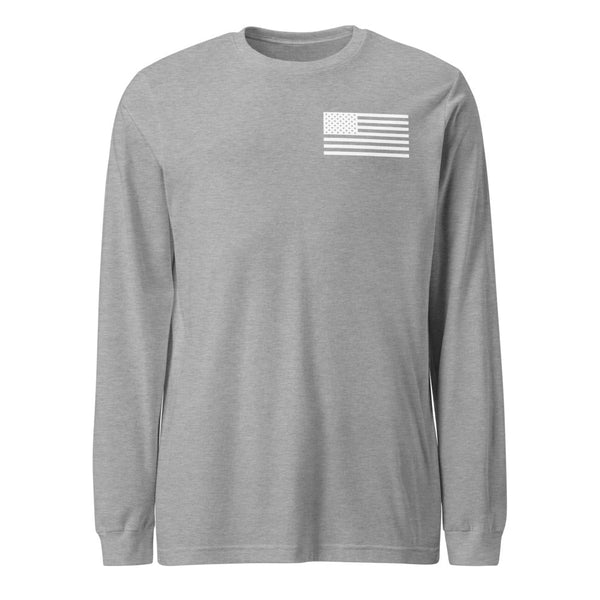 Bella + Canvas Adult Long Sleeve Tee — Front & Back